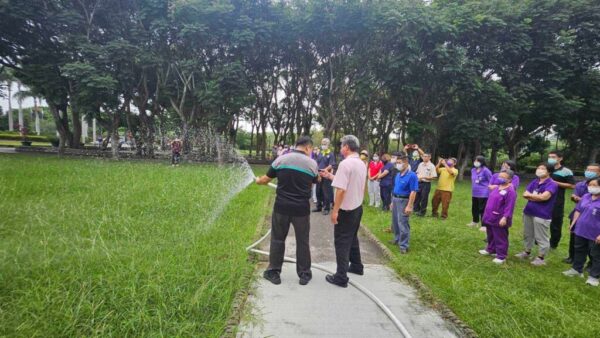 為提升榮家防災意識 中彰榮家辦理自衛消防編組演練