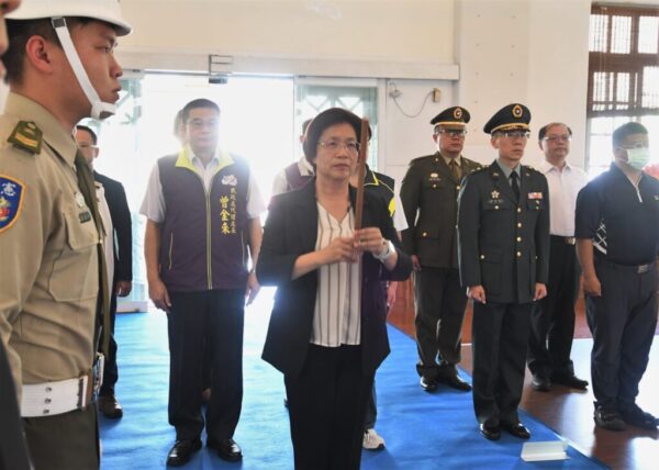 彰化縣各界秋祭國殤表彰救援同袍殉職士官長張晁毓入祀忠烈祠