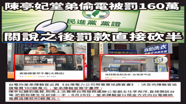 「關說」、「半價罰單」、「零資產」三連爆 台南選戰升溫立委陳亭妃爭議燒不停 ?