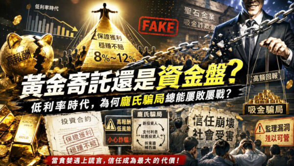 聖石金業吸金詐欺案：龐氏騙局下的台灣金融監理困境與社會信任危機