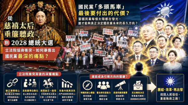 立法院長韓國瑜「慈禧太后」怒斥？  為何比黨內和解更值得國民黨警惕？
